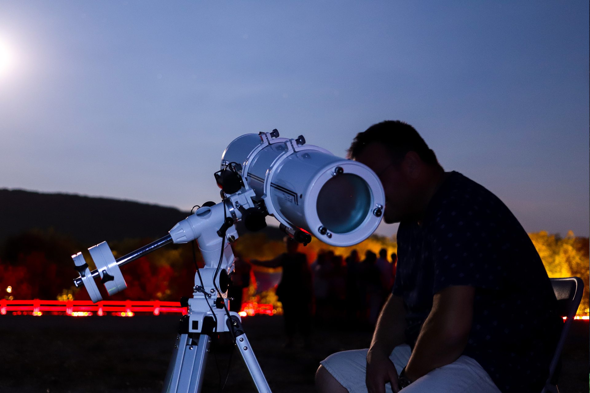Observation au télescope