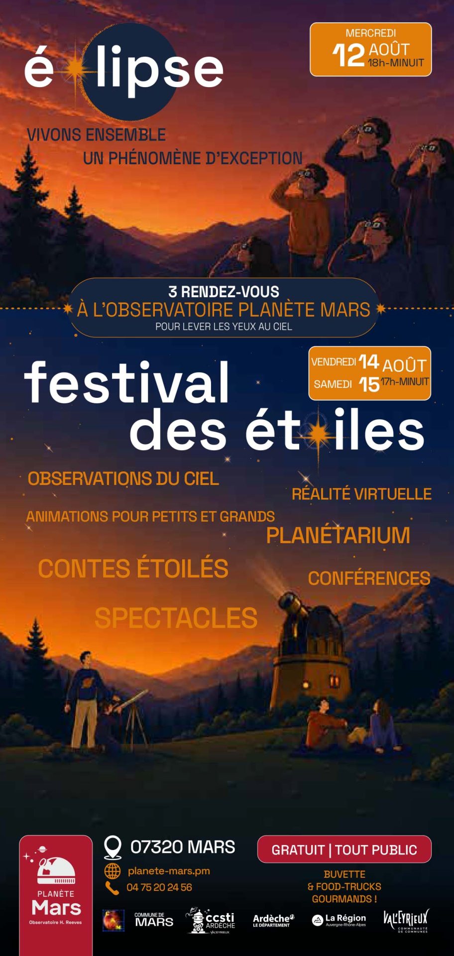 Dépliant Festival des Étoiles 2026
